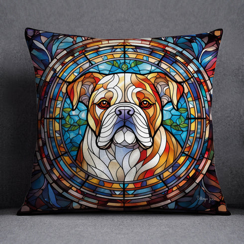 Bulldog Suncatcher Design Cushion